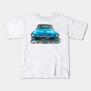 1955  Chevrolet 210 2 Door Station Wagon Kids T-Shirt